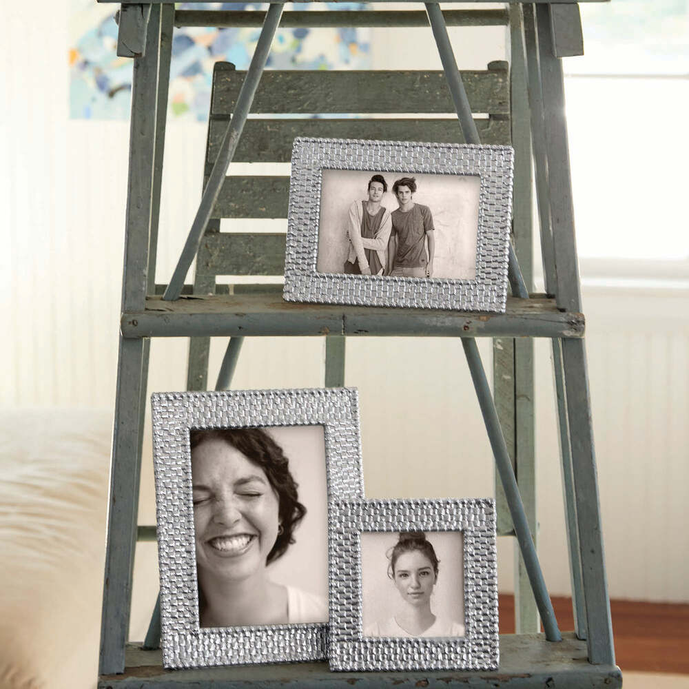 Basketweave 4X4 Frame by Mariposa Additional Image-2