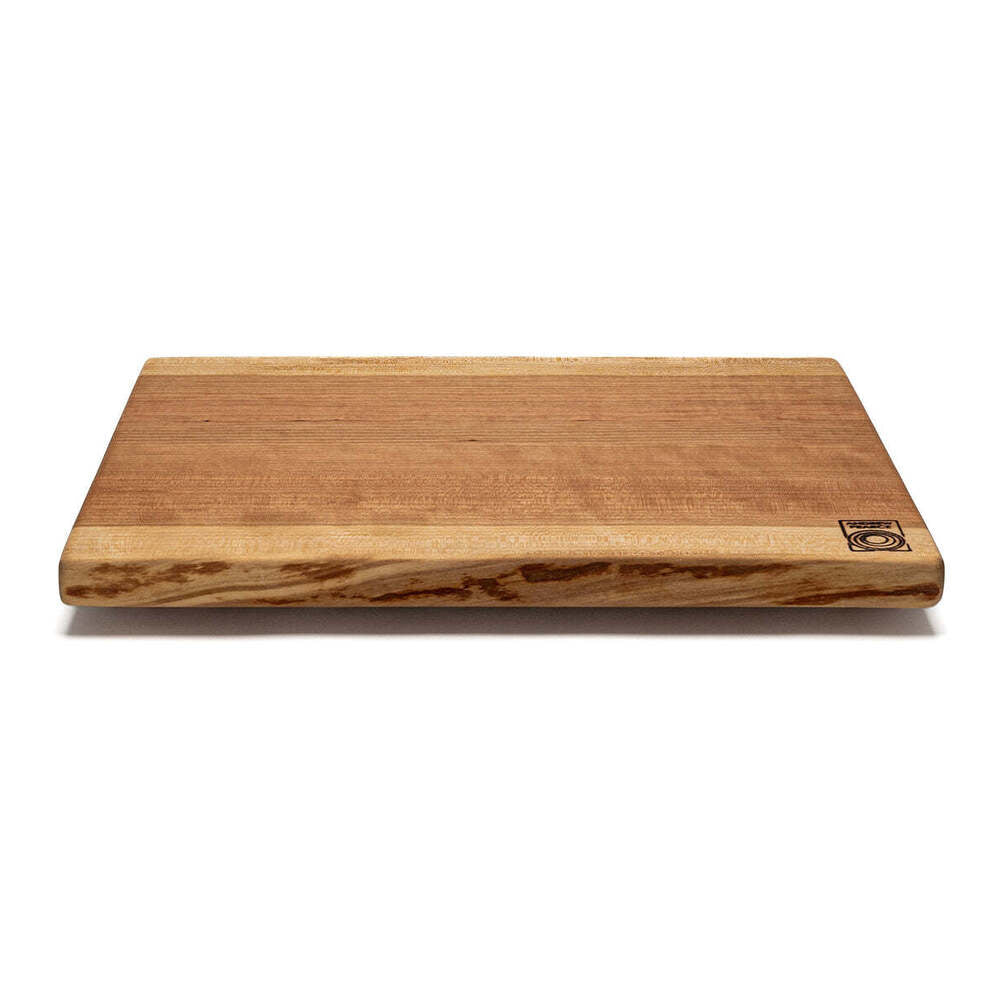 Live Edge Medium Double Wood Cutting Board Cherry by Andrew Pearce Additional Image - 1