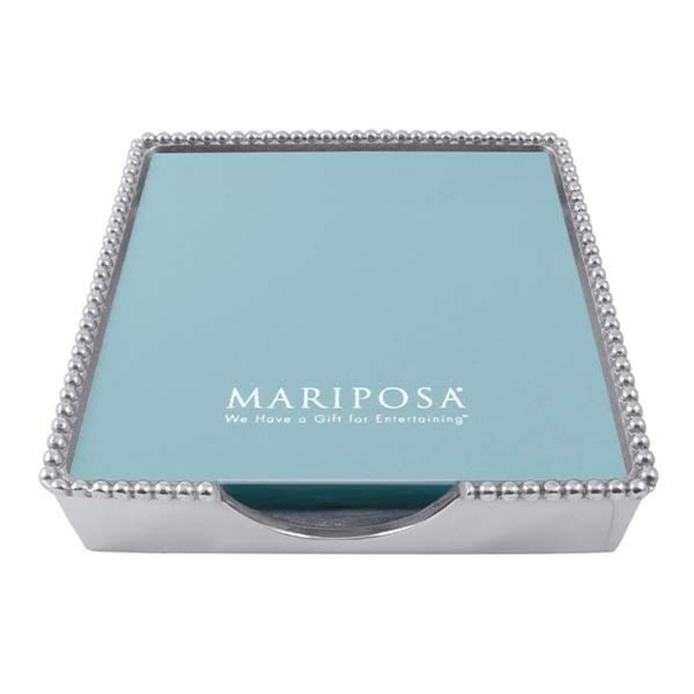 Beaded Luncheon Napkin Holder With Insert by Mariposa