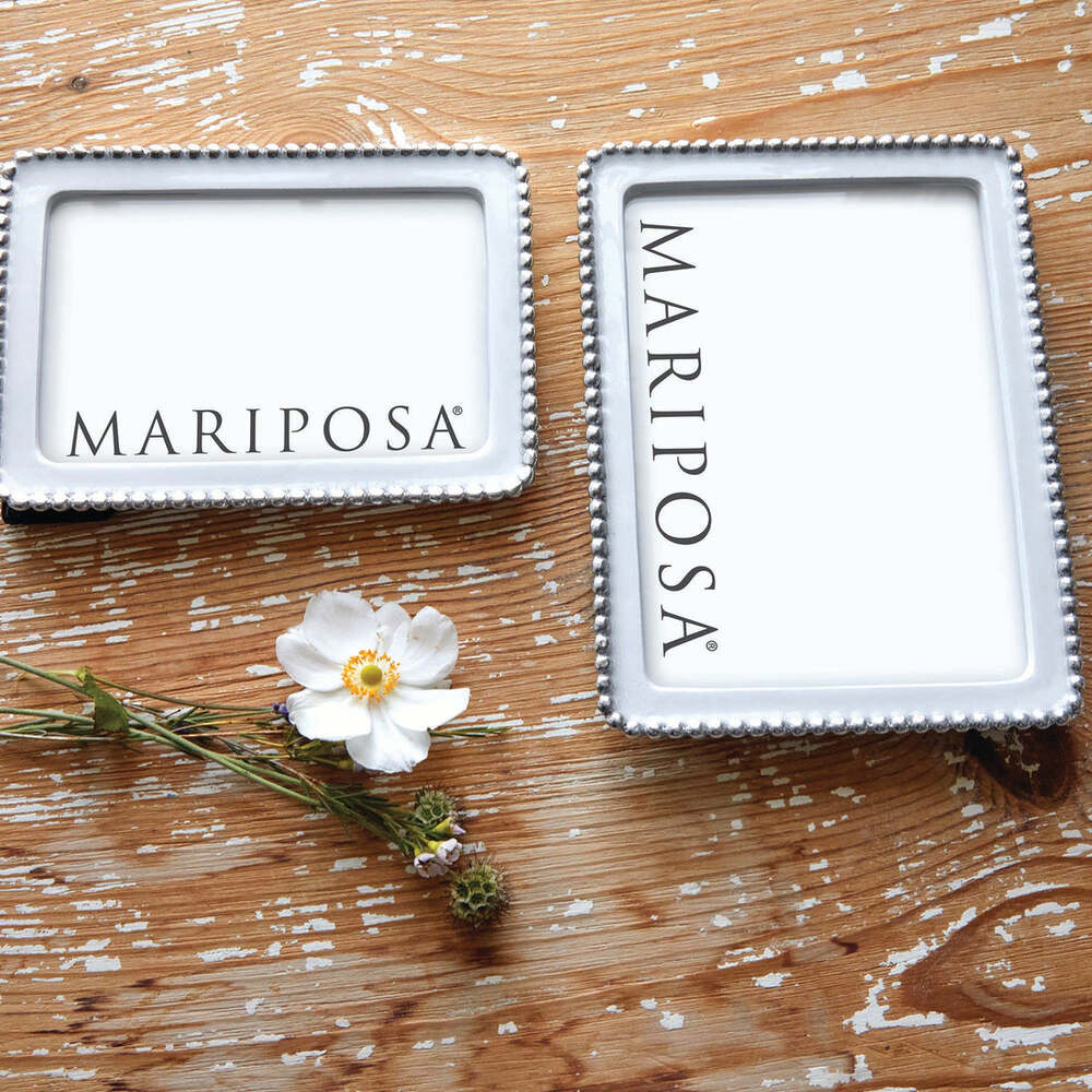 Beaded 4X6 Frame by Mariposa Additional Image-2