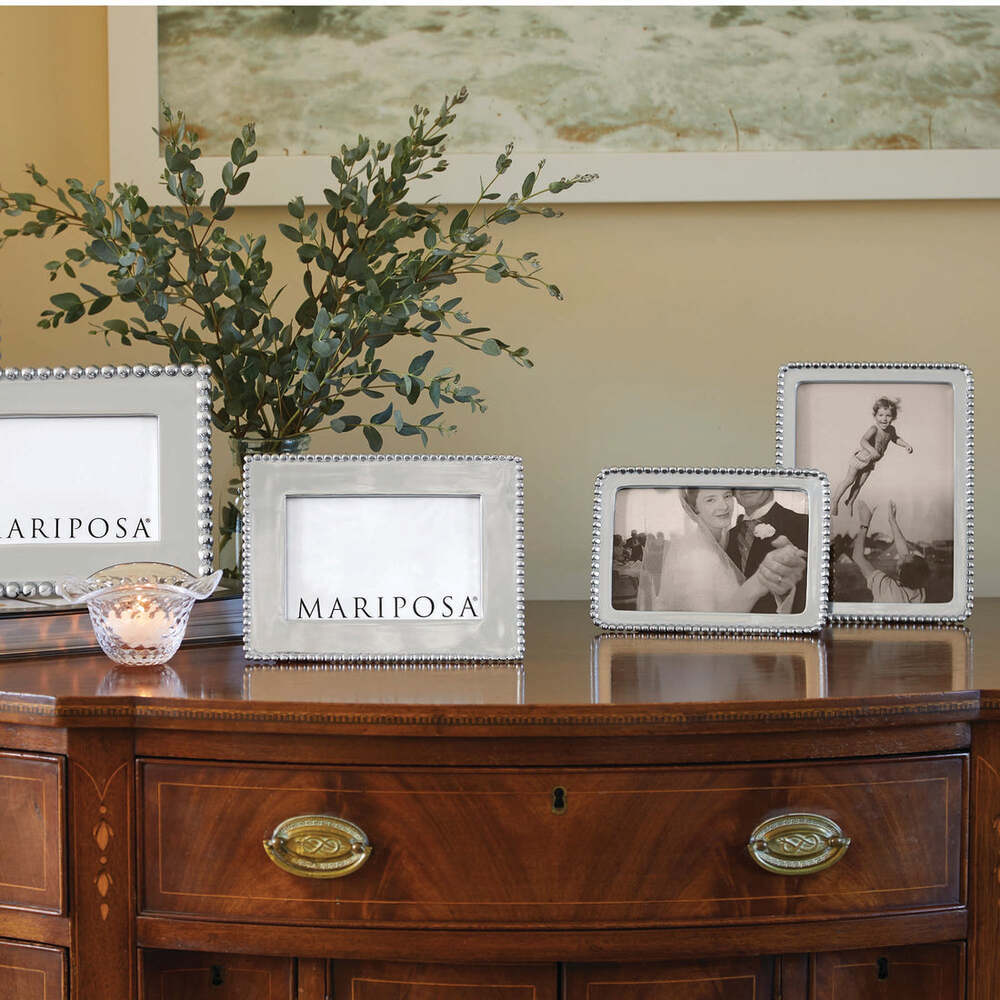 Beaded 4X6 Frame by Mariposa Additional Image-3