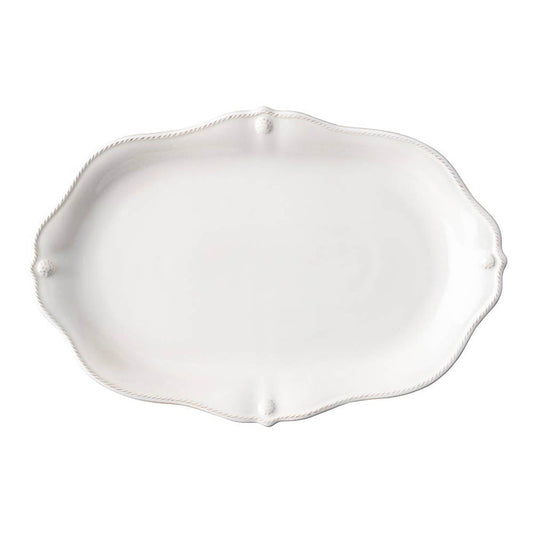 Berry & Thread Whitewash 15" Platter by Juliska