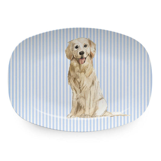 Best Friends Golden Retriever Platter by Mariposa