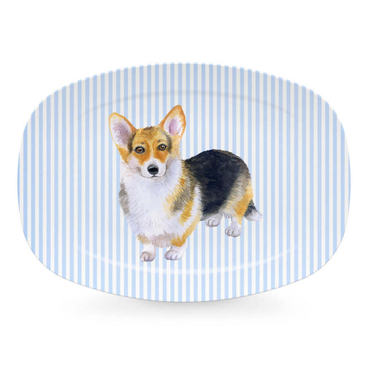 Best Friends Pembroke Corgi Platter by Mariposa