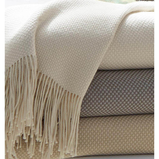 Bristol Aurora Fringed Throw by SFERRA Additional Image - 1