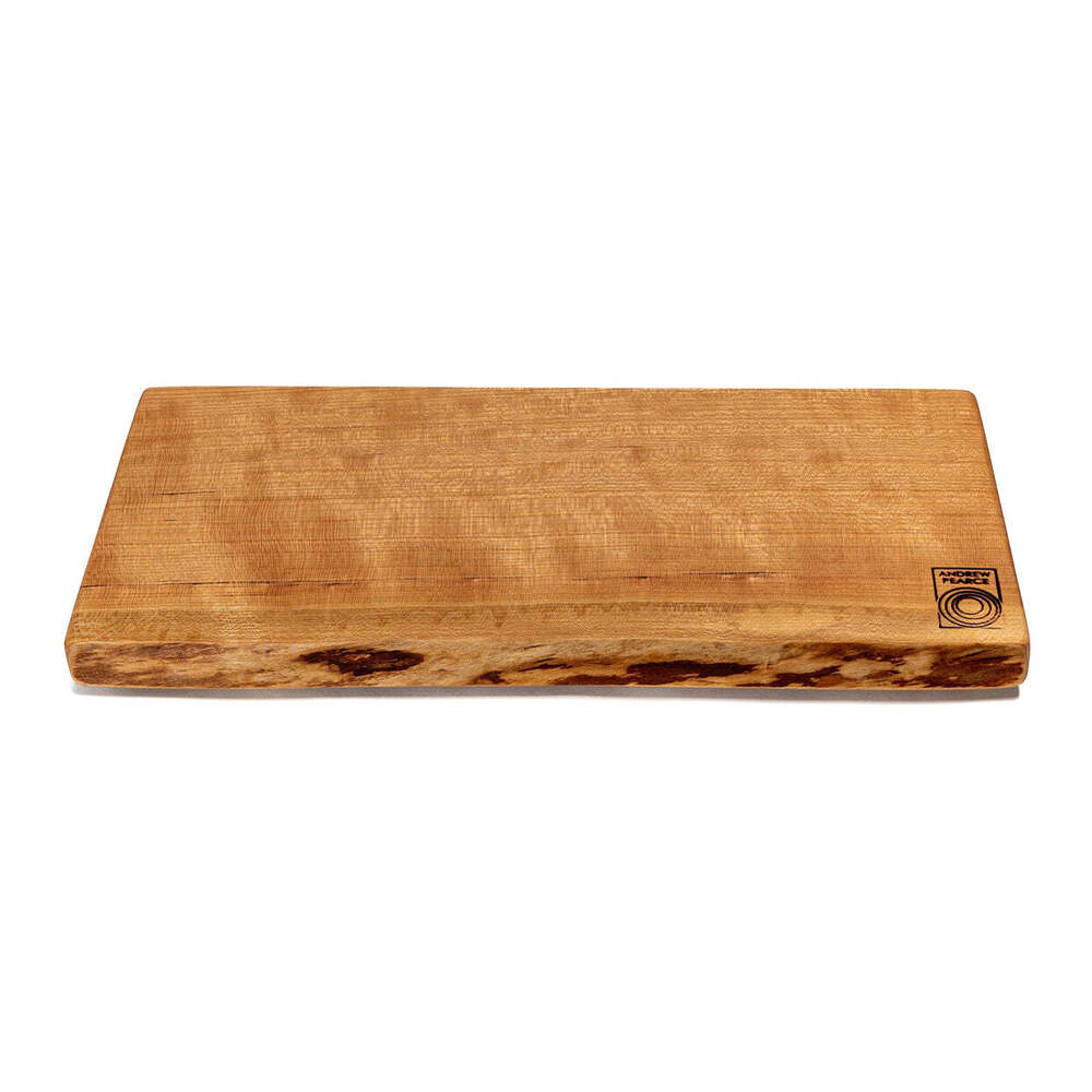 Live Edge Medium Single Wood Cutting Board Cherry by Andrew Pearce Additional Image - 1