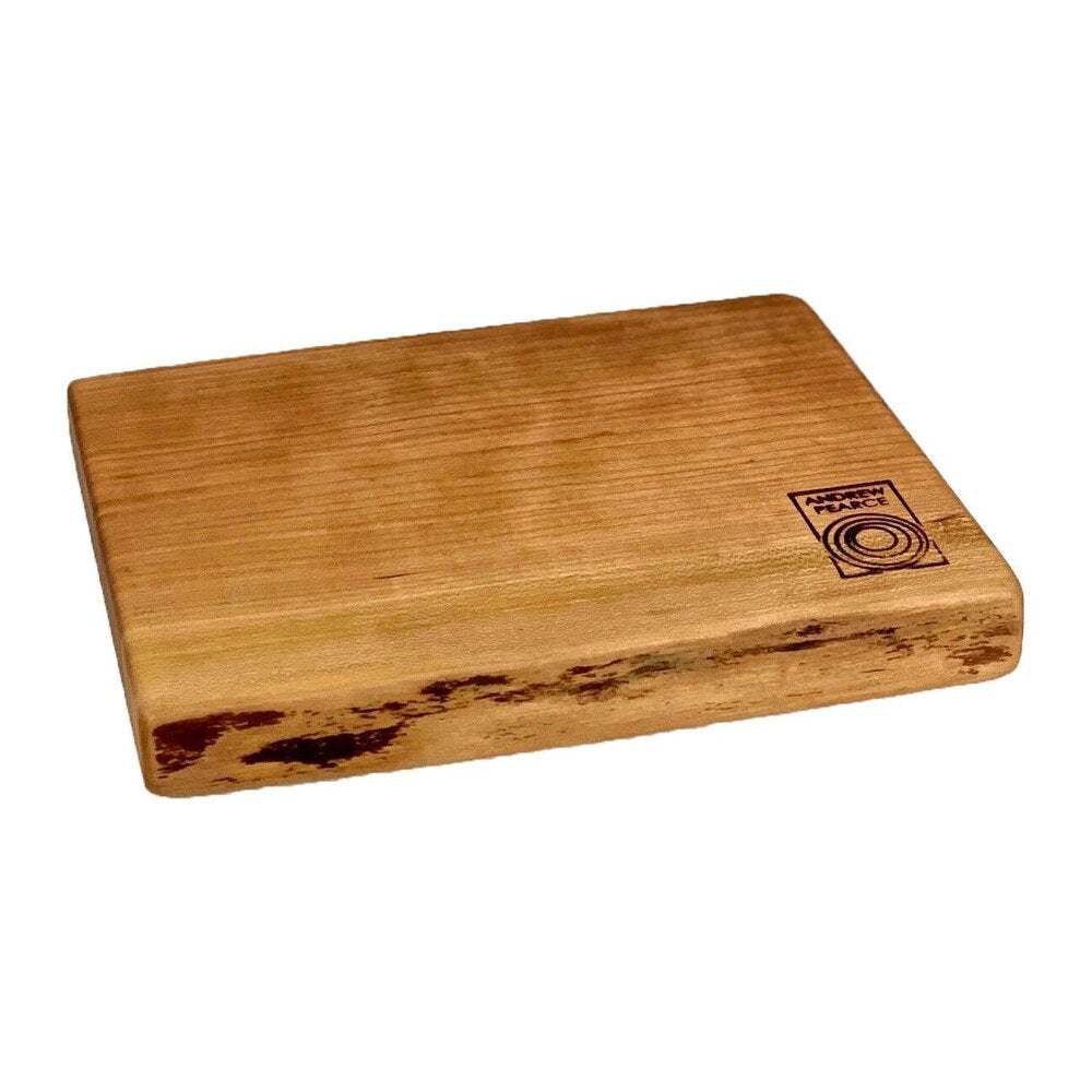 Live Edge Small Single "Citrus" Wood Cutting Board Cherry by Andrew Pearce Additional Image - 2