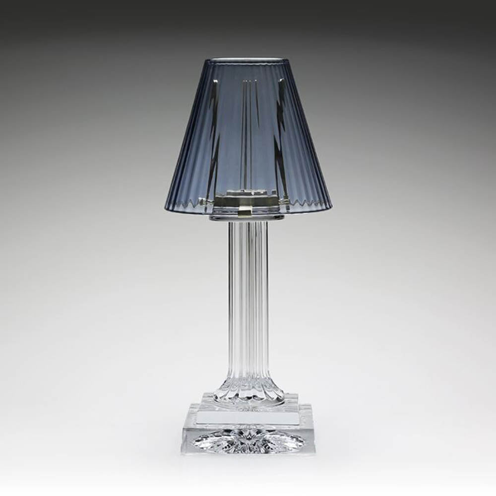 Carmen Candle Lamp Ocean Blue (12"/30.50cm) by William Yeoward Crystal Additional Image - 1