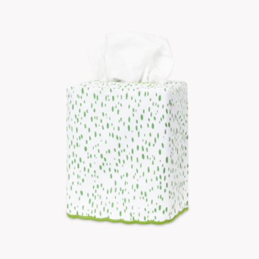 Celine Tissue Box Covering Grass by Matouk