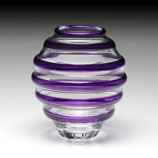 Circe Mini Vase Amethyst by William Yeoward Crystal Additional Image - 1