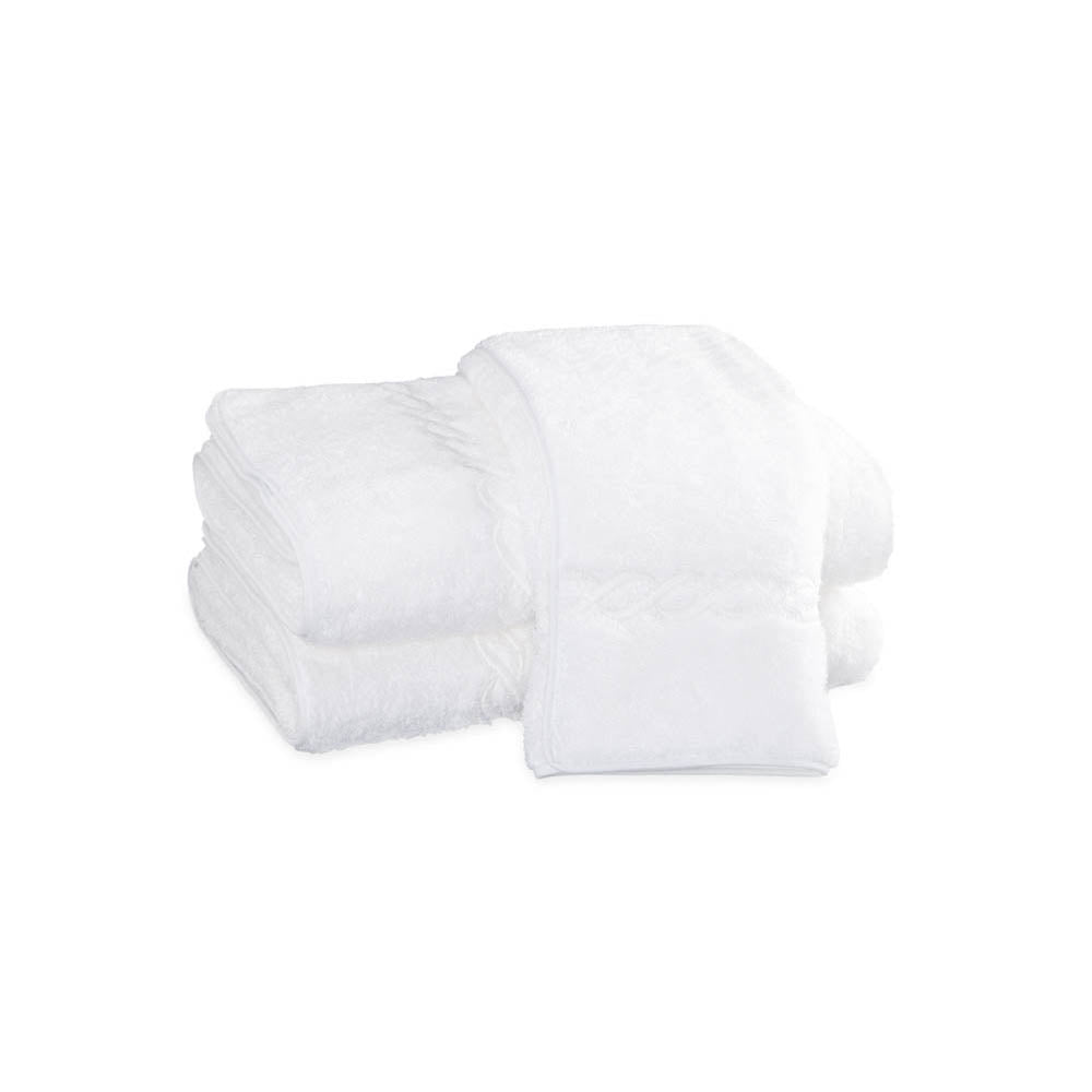 Classic Chain Spring Green Luxury Towels by Matouk