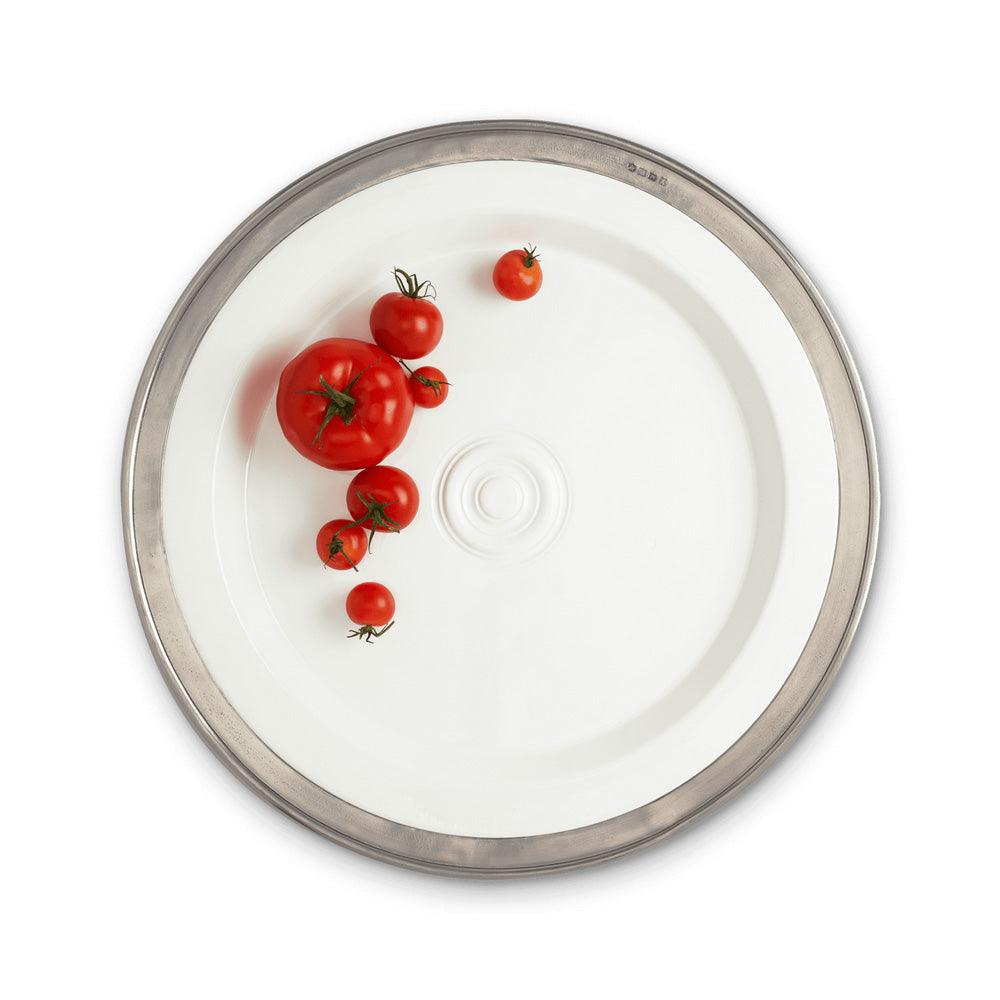 Convivio Round Platter by Match Pewter