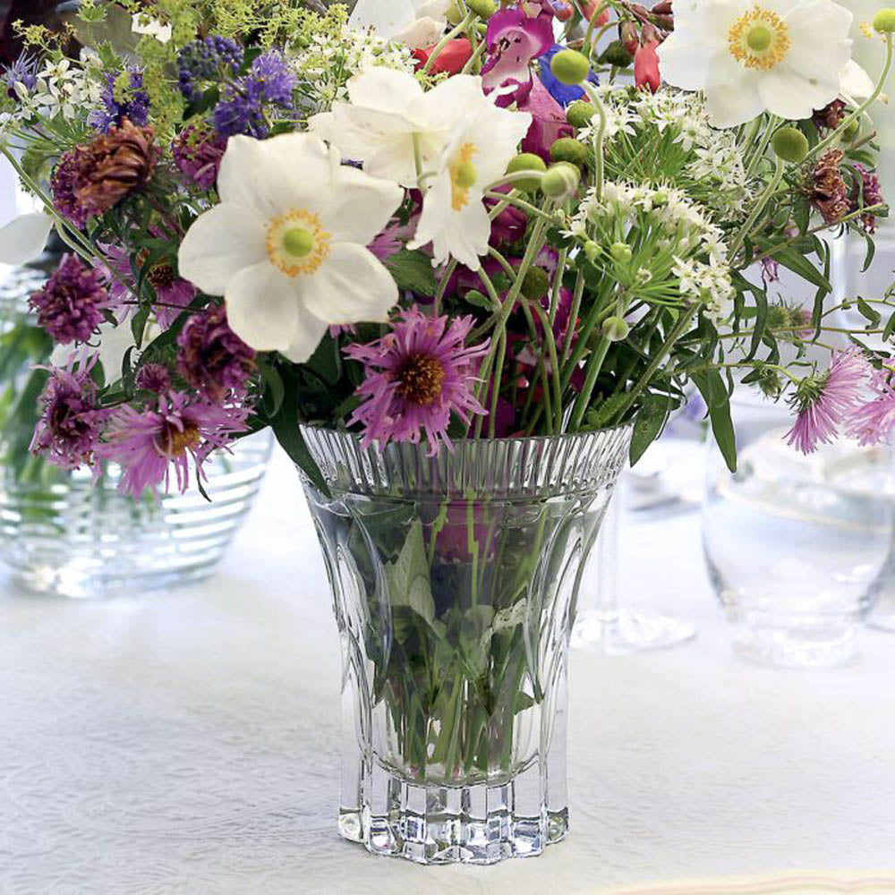 Cristina Flower Vase (6") by William Yeoward Crystal Additional Image - 2