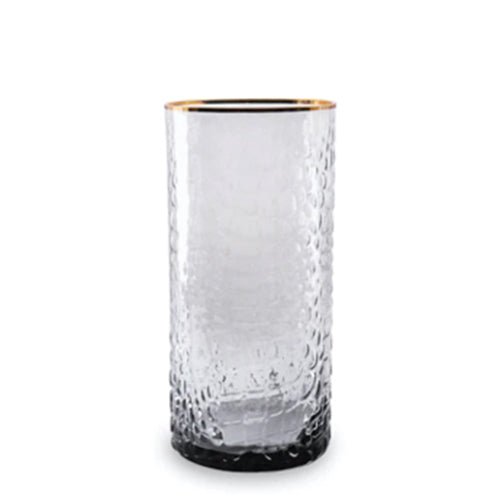 Croc Highball Smoke Grey Set of 4 by Beatriz Ball