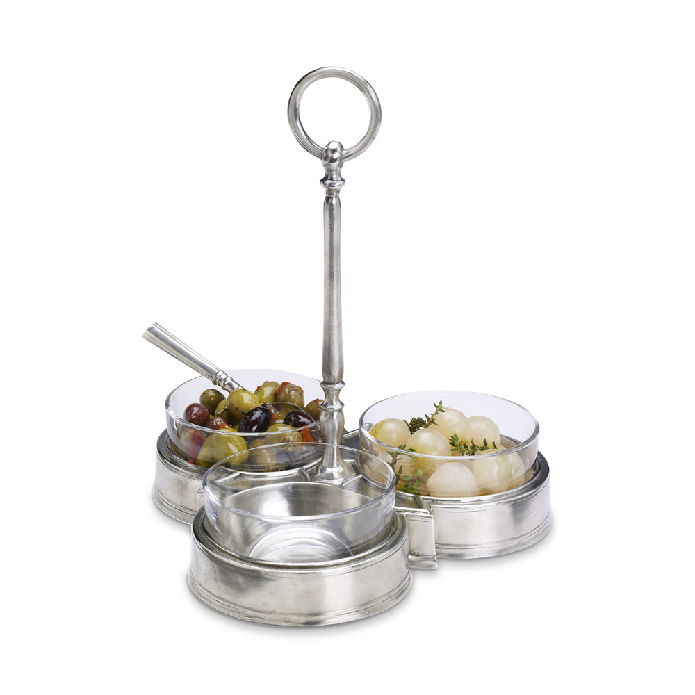 Crudite Trio by Match Pewter