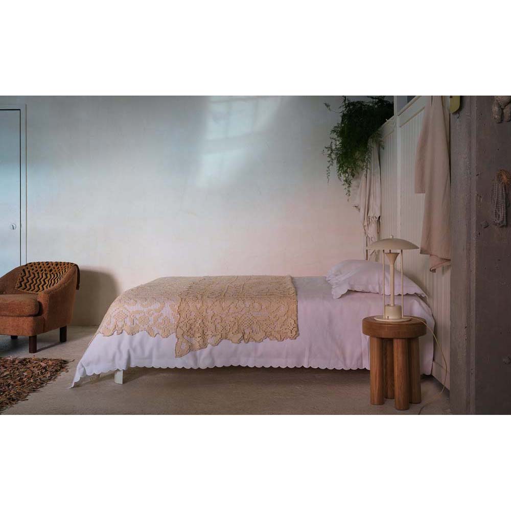 Diamond Pique Bed Skirt By Matouk Additional Image 2