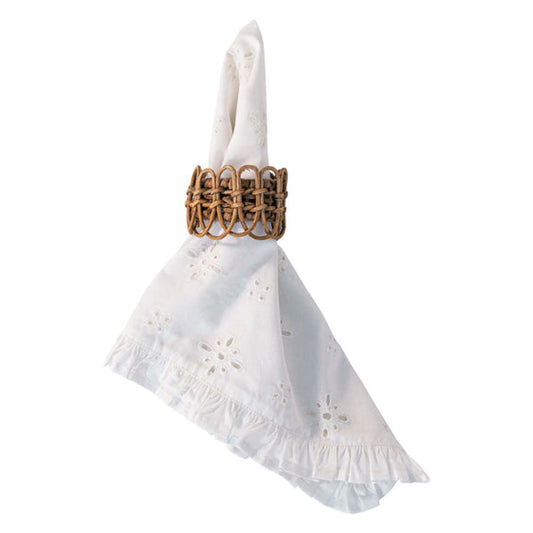 Eyelet Napkin by Juliska Additional Image-1