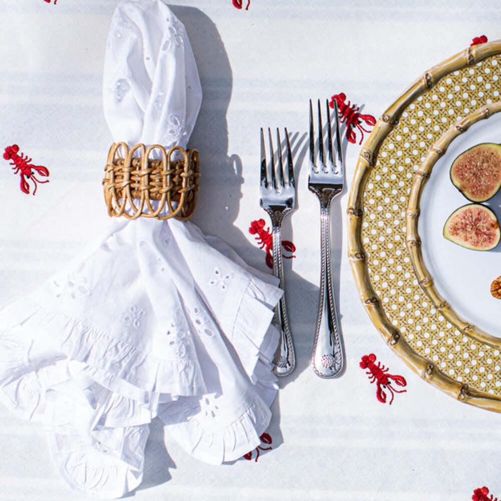 Eyelet Napkin by Juliska Additional Image-3