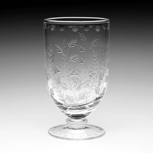 Fern Footed Flower Vase (7"/18cm) by William Yeoward Crystal Additional Image - 1