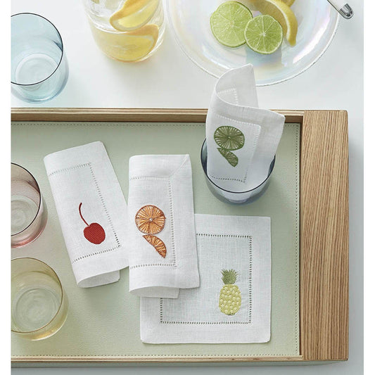 Frutta Set of 4 Cocktail Napkin by SFERRA Additional Image - 1