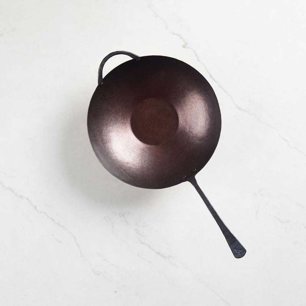 Hand-Forged Carbon Steel Wok by Smithey