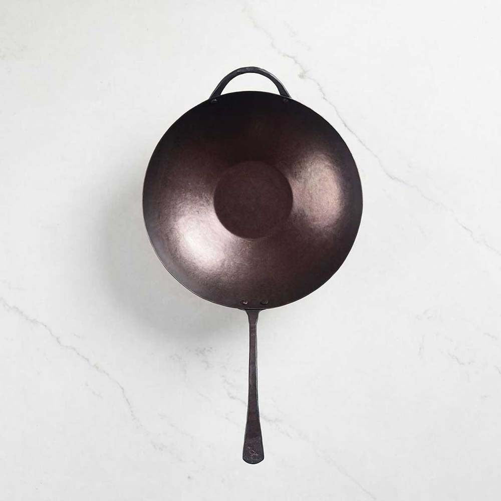Hand-Forged Carbon Steel Wok by Smithey Additional Image 3