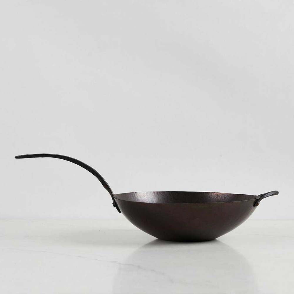 Hand-Forged Carbon Steel Wok by Smithey Additional Image 5