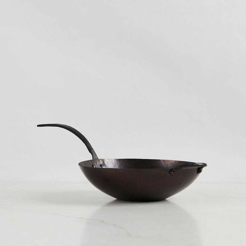 Hand-Forged Carbon Steel Wok by Smithey Additional Image 6
