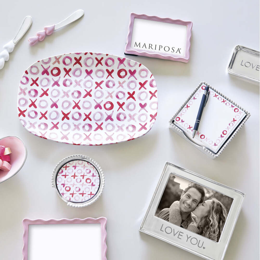 Hearts Beaded Coaster Set by Mariposa Additional Image-4