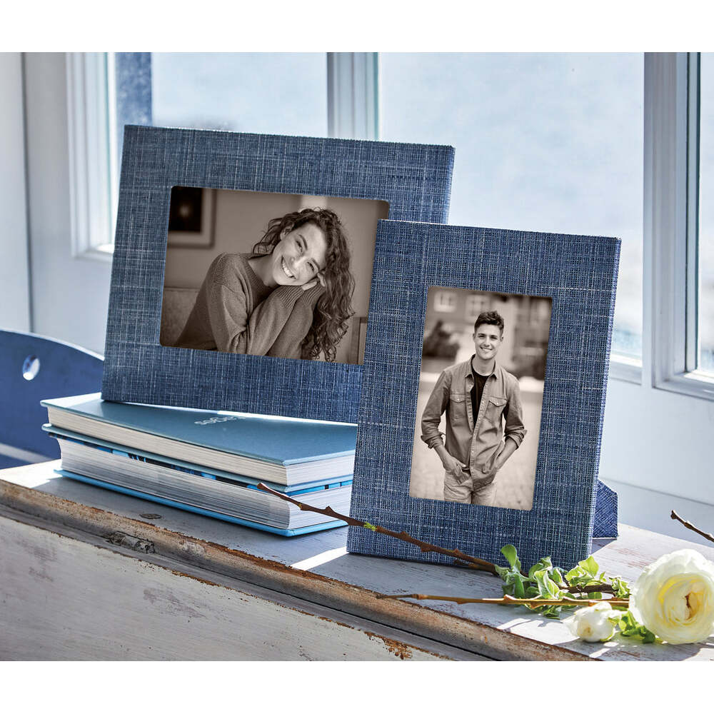 Faux Grasscloth 5X7 Frame by Mariposa Additional Image-2