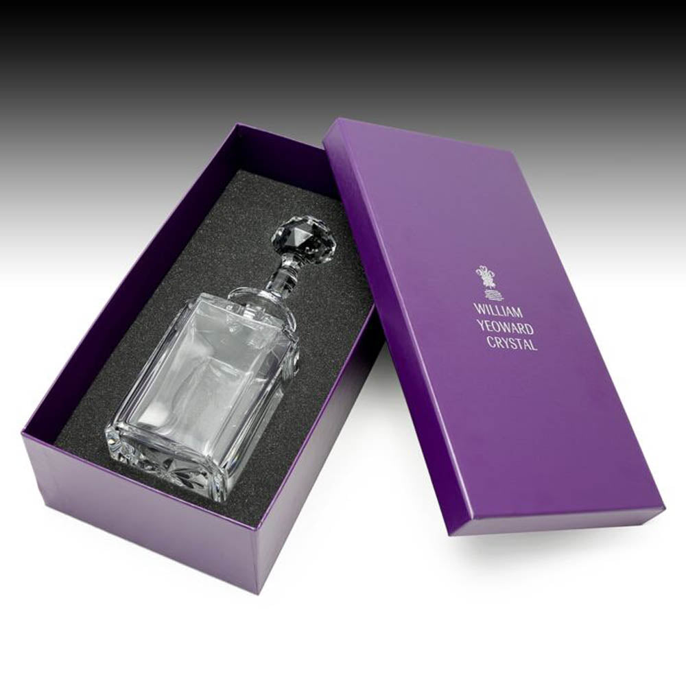 Helen Square Decanter Gift Boxed by William Yeoward Crystal Additional Image - 1