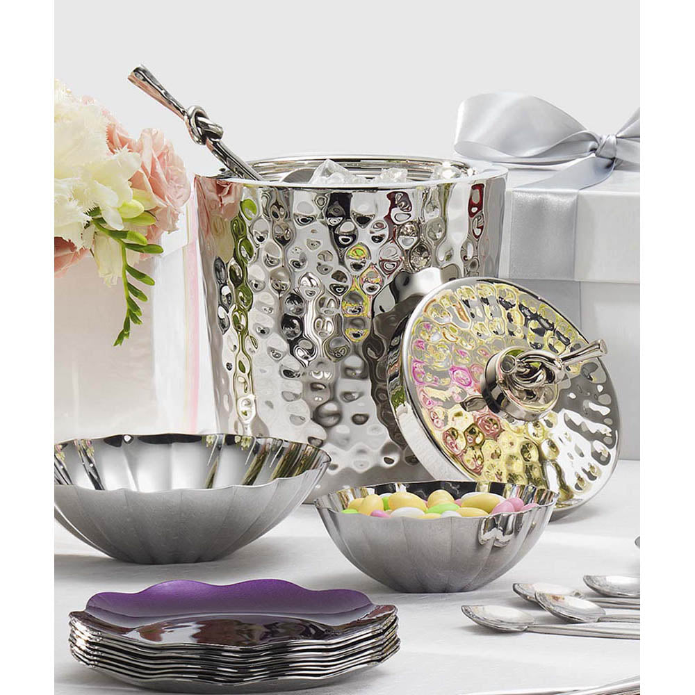 Helyx Double Walled Ice Bucket with Knot by Mary Jurek Design Additional Image - 2