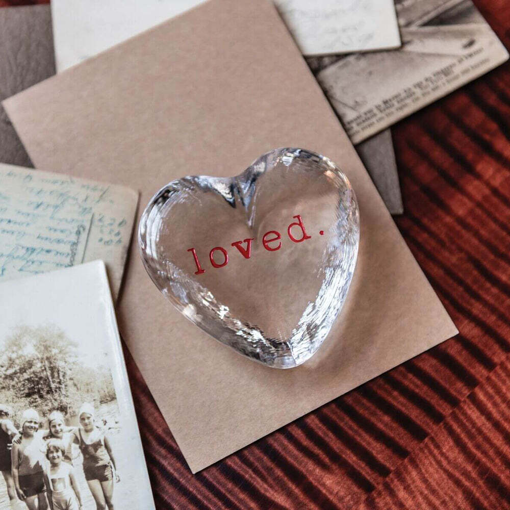 Highgate Heart, Medium - LOVED by Simon Pearce Additional Image-2