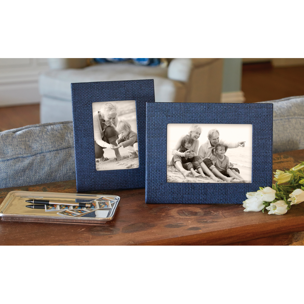 Faux Grasscloth 5X7 Frame by Mariposa Additional Image-2