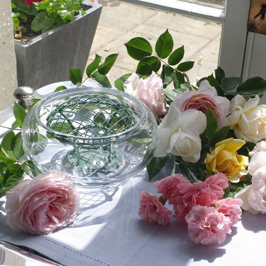 Jasmine Rose Bowl and Wire by William Yeoward Crystal