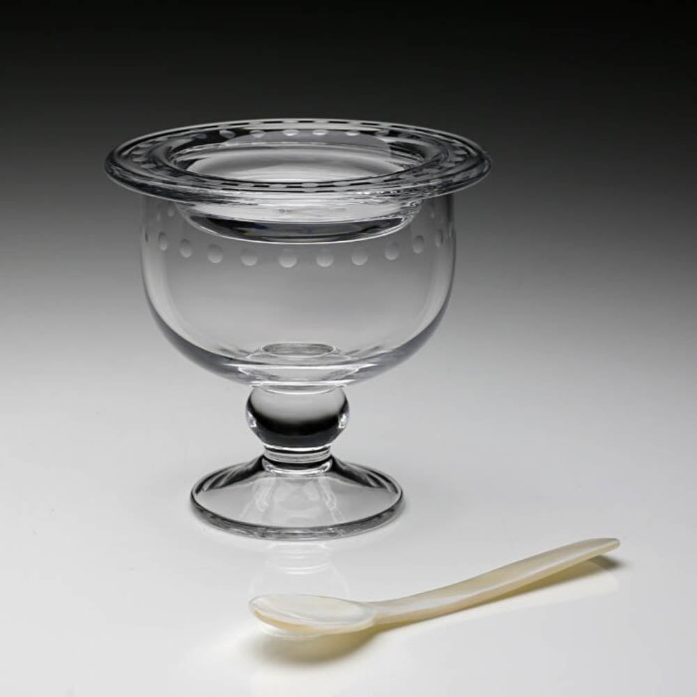 Katerina Caviar Server For 2 With Spoon by William Yeoward Additional Image - 1