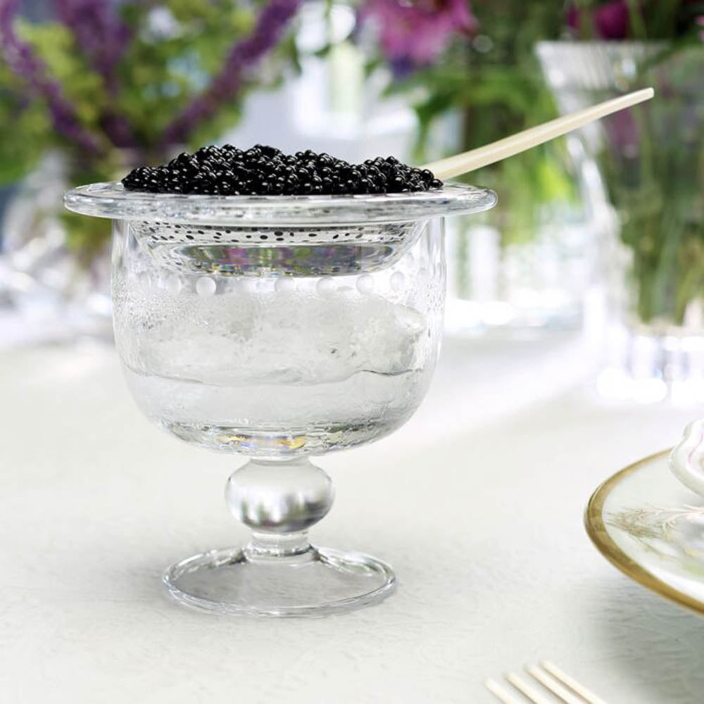 Katerina Caviar Server For 2 With Spoon by William Yeoward Additional Image - 2