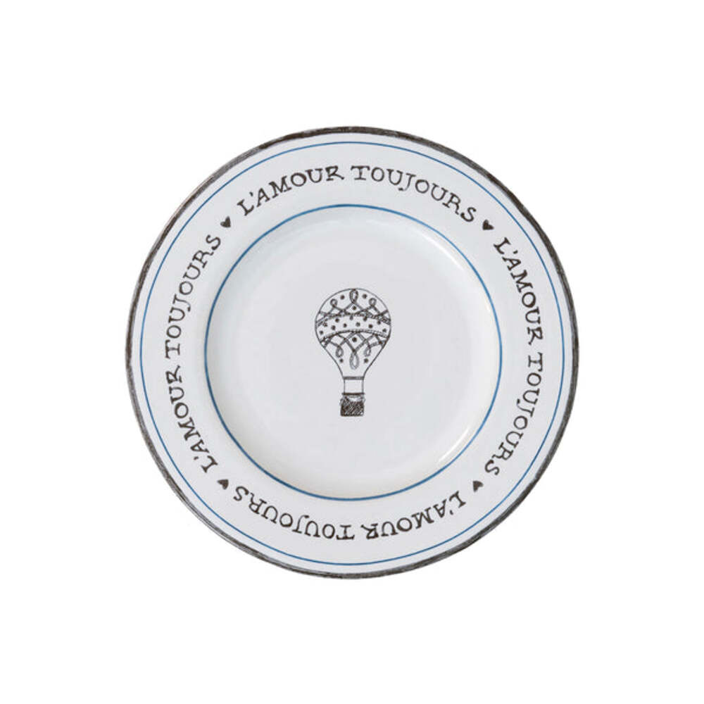 L'Amour Toujours Side/Cocktail Plate by Juliska