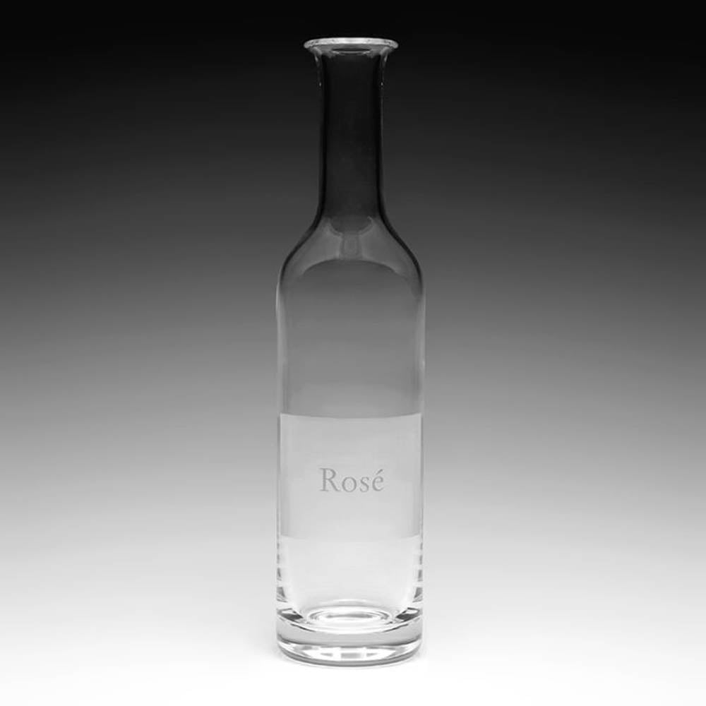 Labelled Wine Carafe 'Rose' by William Yeoward Crystal Additional Image - 1