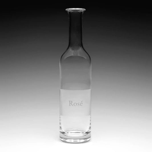Labelled Wine Carafe 'Rose' by William Yeoward Crystal Additional Image - 1