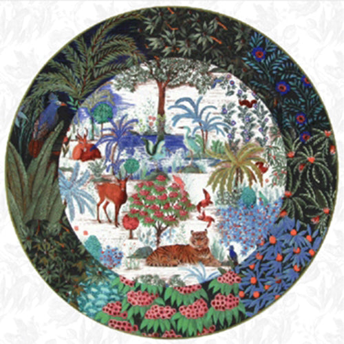 Le Jardin Du Palais Cake Platter by Gien France