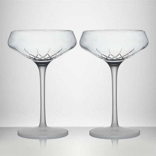 Lismore Arcus Coupe 8.5oz - Set of 2 by Waterford