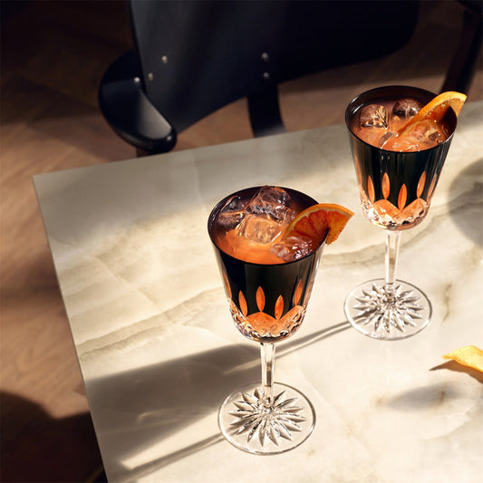 Lismore Black Large Goblet 14oz Pair by Waterford Additional Image 1