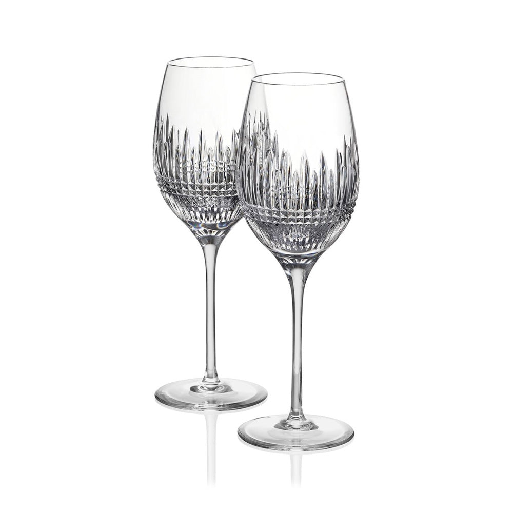 Lismore Diamond Essence White Wine Glass Medium 15.5oz Set of 2 by Waterford Additional Image 1