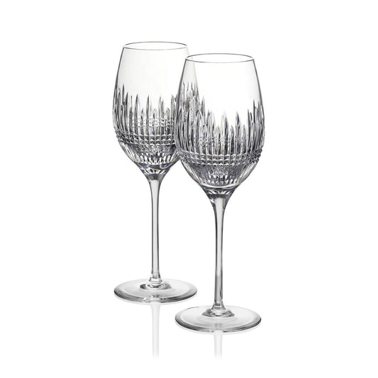 Lismore Diamond Essence White Wine Glass Medium 15.5oz Set of 2 by Waterford Additional Image 1