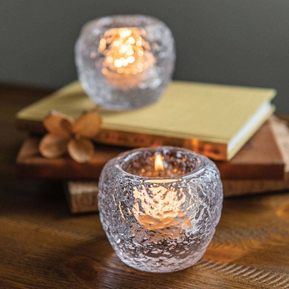 LoveYourBrain Snowball Tealight by Simon Pearce Additional Image-7