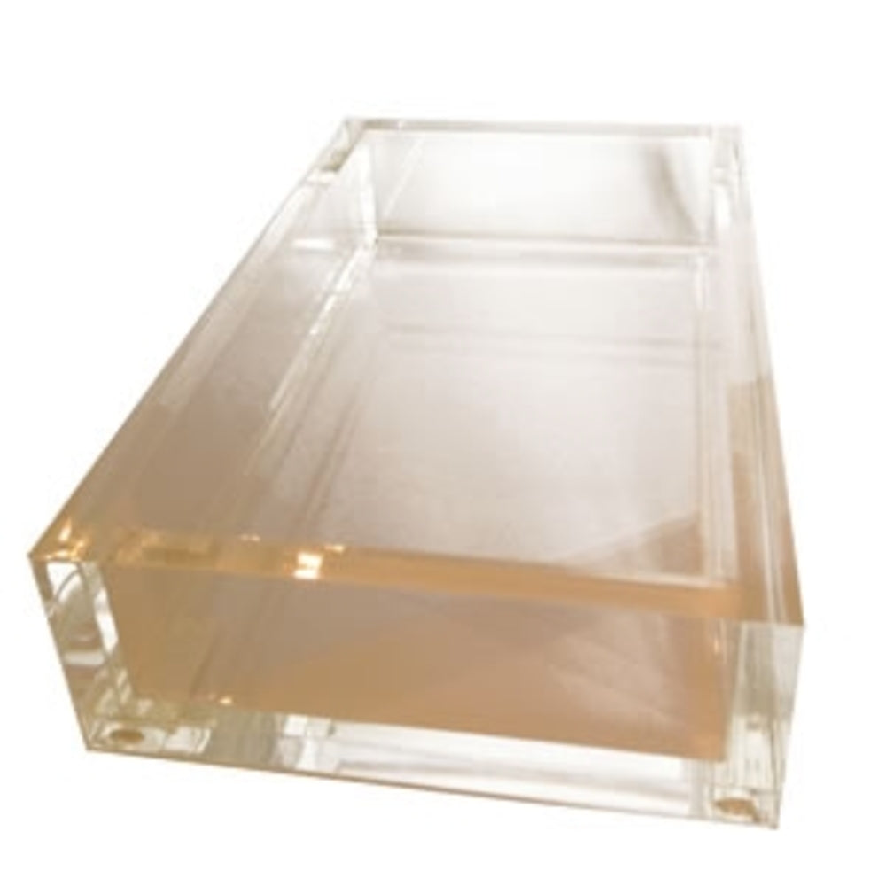 Lucite Guest Towel Napkin Holder by Caspari