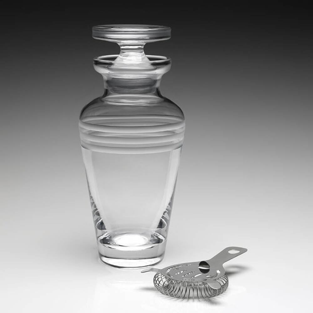 Madison Cocktail Shaker and Strainer by William Yeoward American Bar