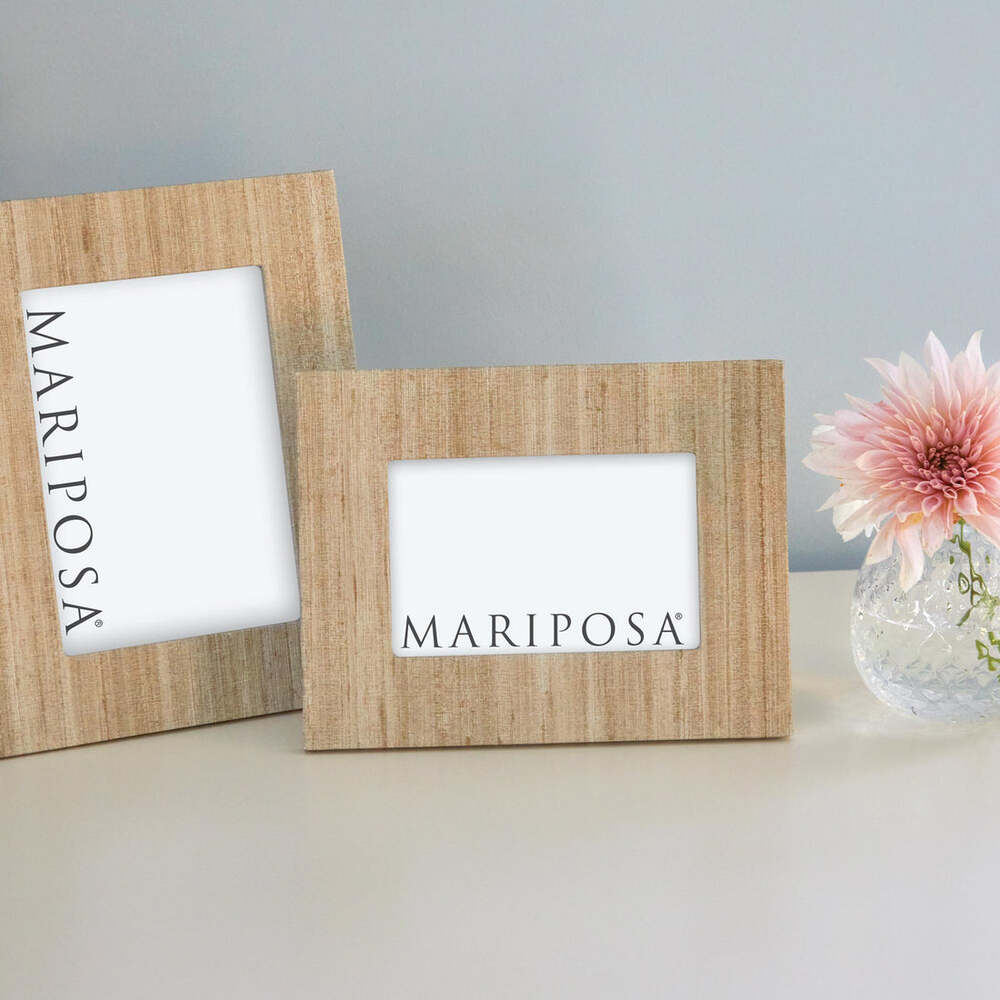 Mallorca Faux Grasscloth 5X7 Frame by Mariposa Additional Image-2