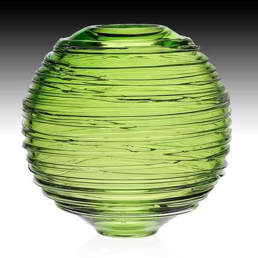 Miranda Globe Vase Citrine 9" / 23cm by William Yeoward Additional Image - 1